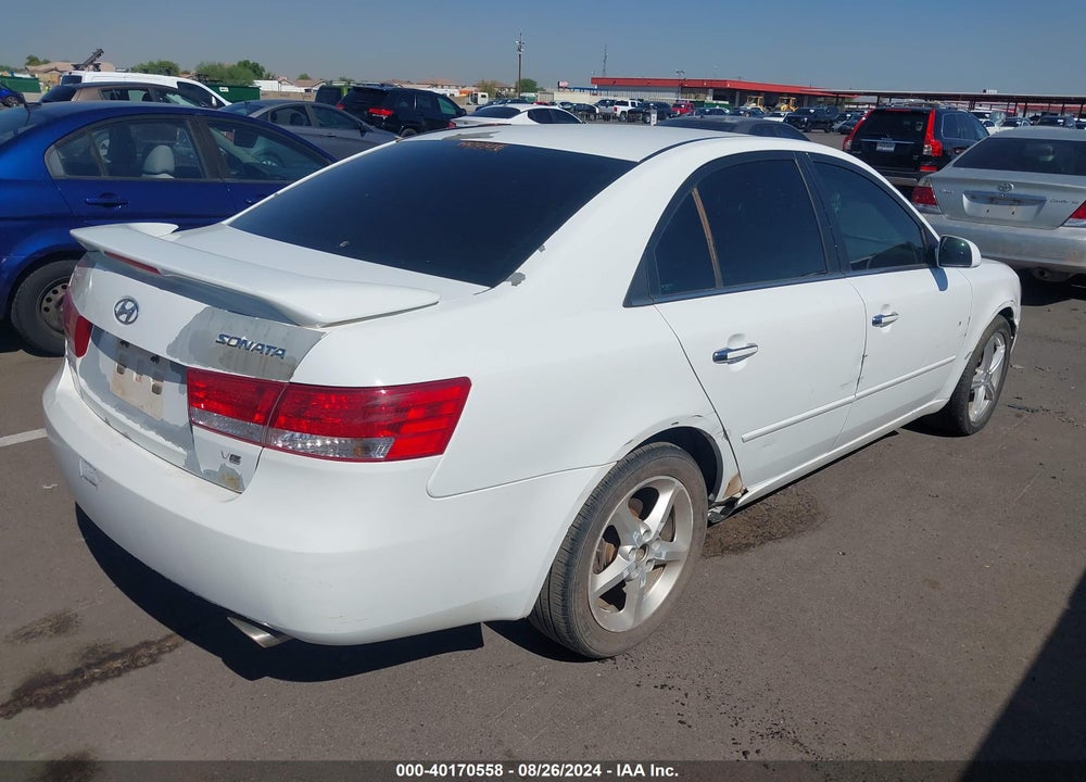 2007 HYUNDAI SONATA LIMITED/SE V6 VIN: 5NPEU46F47H157007