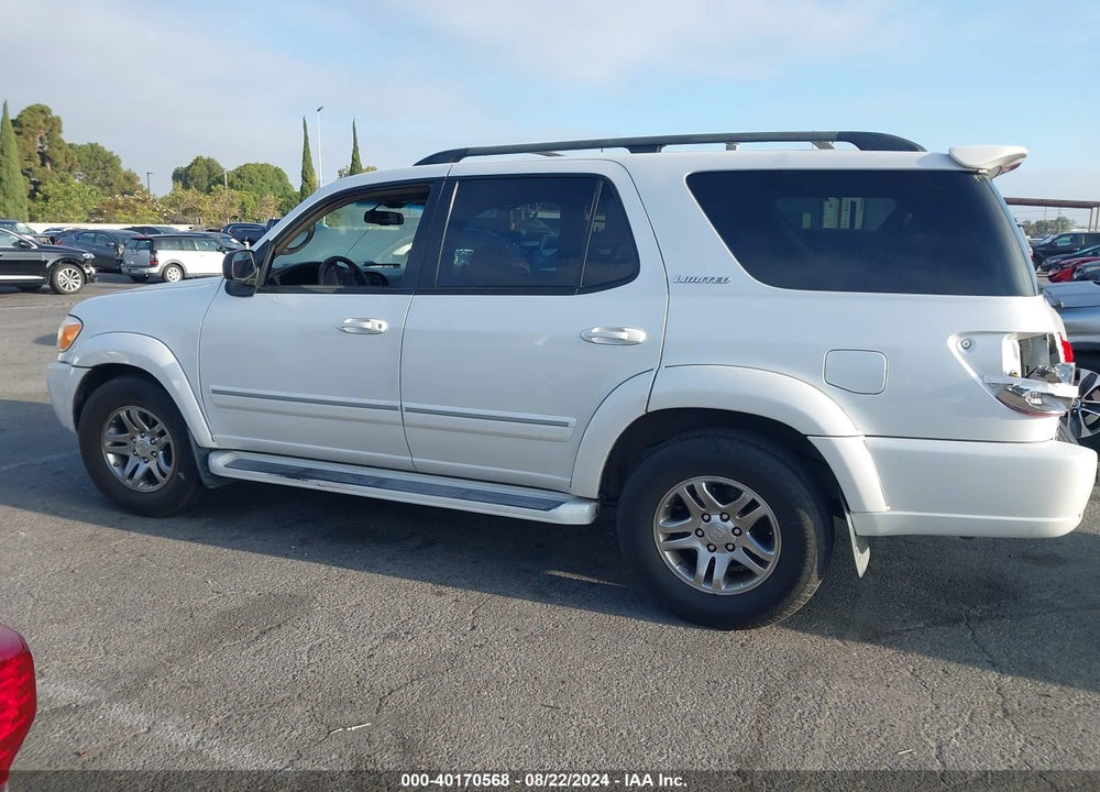 2007 TOYOTA SEQUOIA LIMITED V8 VIN: 5TDZT38A07S293189