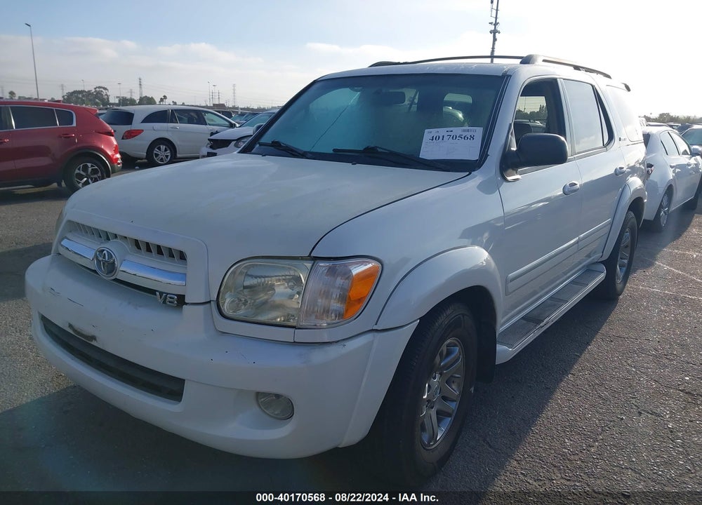 2007 TOYOTA SEQUOIA LIMITED V8 VIN: 5TDZT38A07S293189