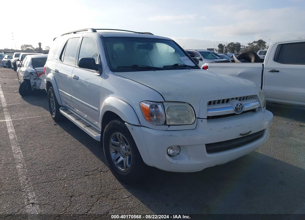 2007 TOYOTA SEQUOIA LIMITED V8 VIN: 5TDZT38A07S293189