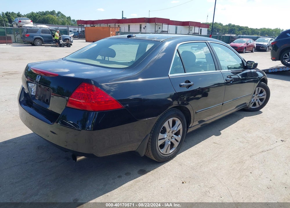 2007 HONDA ACCORD 2.4 EX VIN: 1HGCM56887A061579