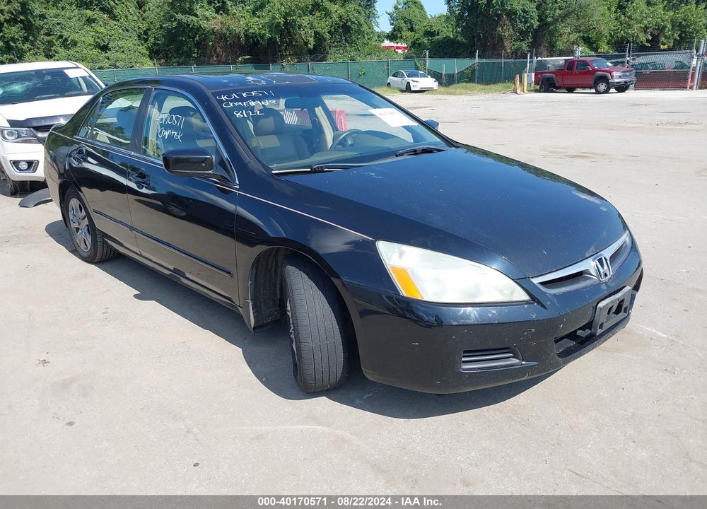 2007 HONDA ACCORD 2.4 EX VIN: 1HGCM56887A061579