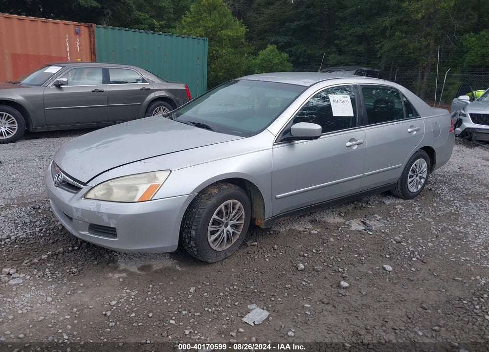 2007 HONDA ACCORD 2.4 LX VIN: 3HGCM56477G710111