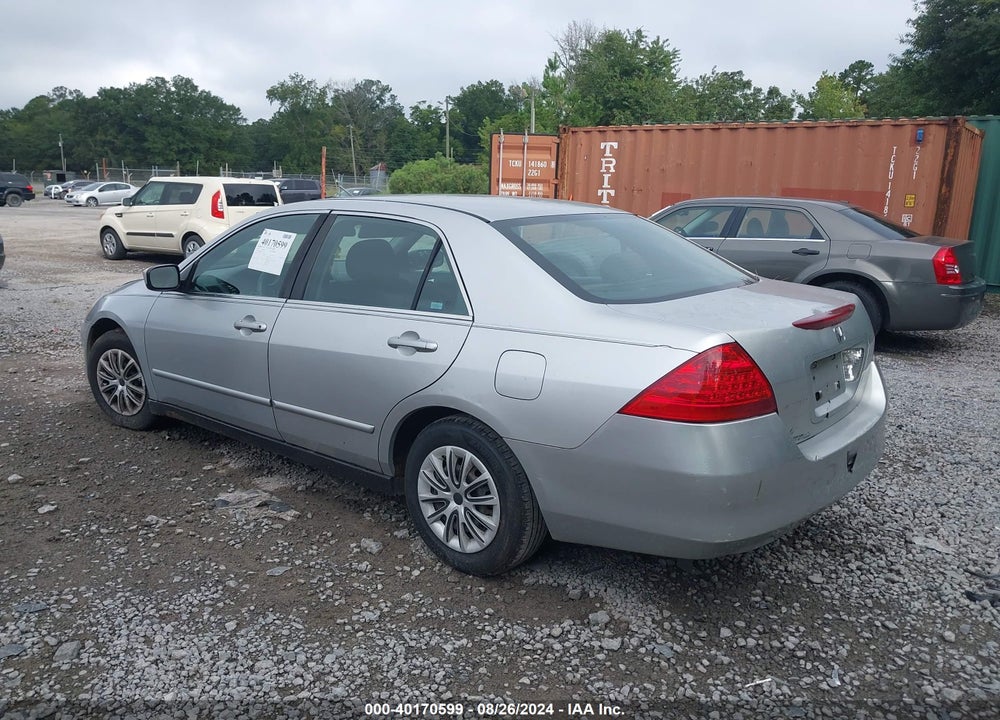 2007 HONDA ACCORD 2.4 LX VIN: 3HGCM56477G710111
