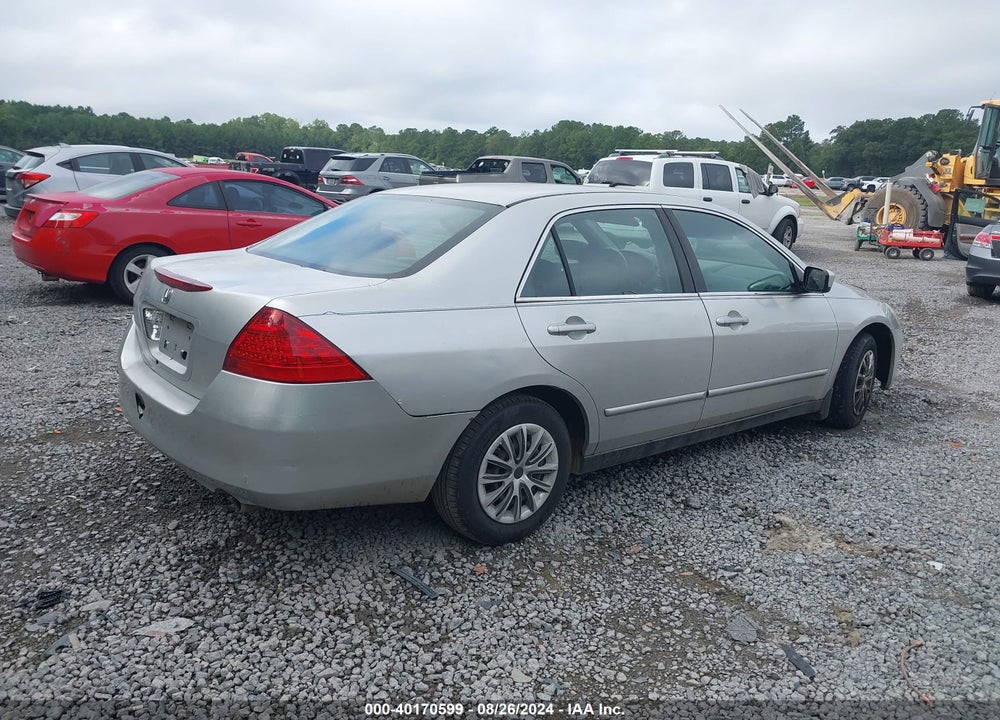 2007 HONDA ACCORD 2.4 LX VIN: 3HGCM56477G710111