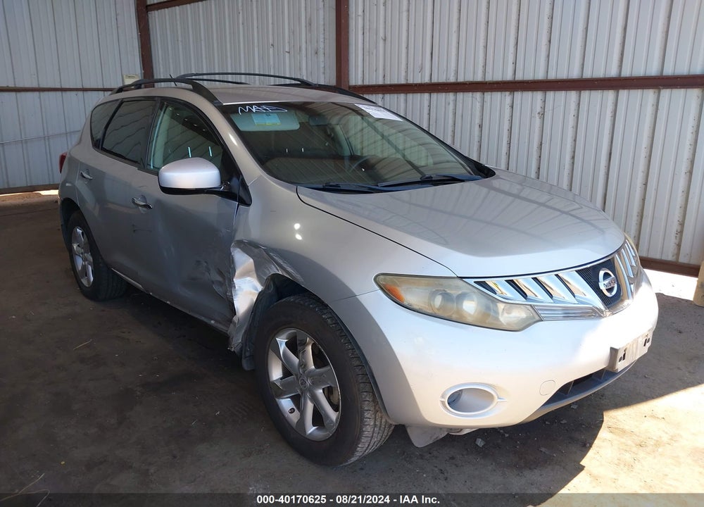 2009 NISSAN MURANO VIN: JN8AZ18U29W012706