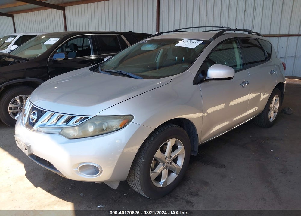 2009 NISSAN MURANO VIN: JN8AZ18U29W012706