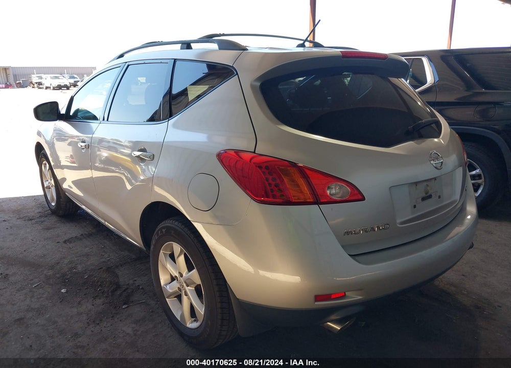 2009 NISSAN MURANO VIN: JN8AZ18U29W012706