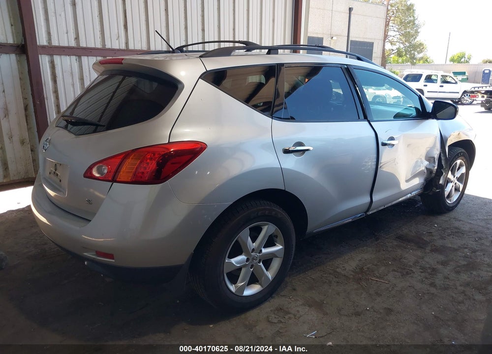 2009 NISSAN MURANO VIN: JN8AZ18U29W012706