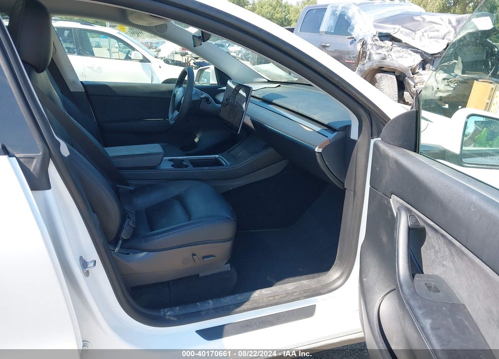 2021 TESLA MODEL Y LONG RANGE DUAL MOTOR ALL-WHEEL DRIVE VIN: 5YJYGDEE5MF209302