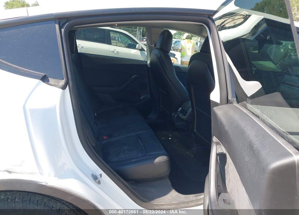 2021 TESLA MODEL Y LONG RANGE DUAL MOTOR ALL-WHEEL DRIVE VIN: 5YJYGDEE5MF209302