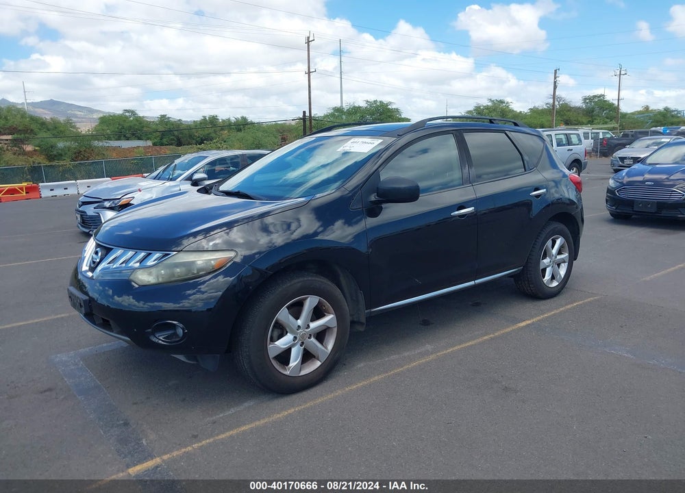 2009 NISSAN MURANO SL VIN: JN8AZ18W39W114176