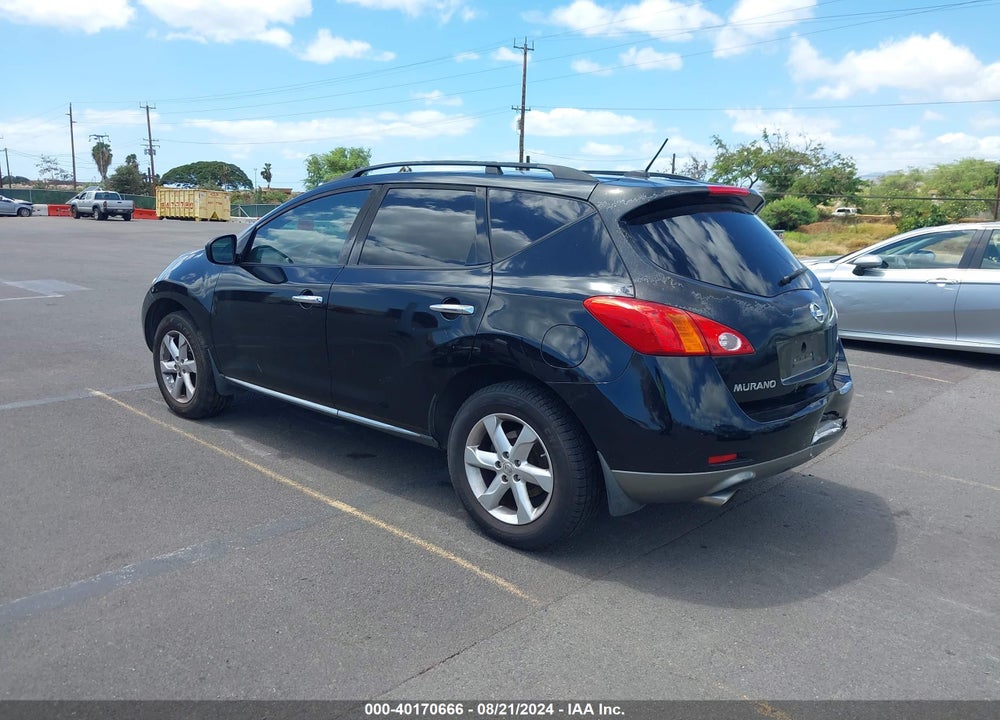 2009 NISSAN MURANO SL VIN: JN8AZ18W39W114176