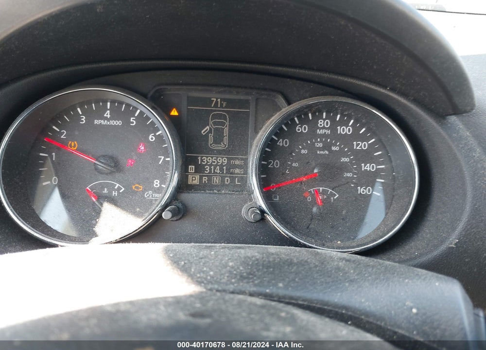 2013 NISSAN ROGUE SV W/SL PKG VIN: JN8AS5MVXDW628091