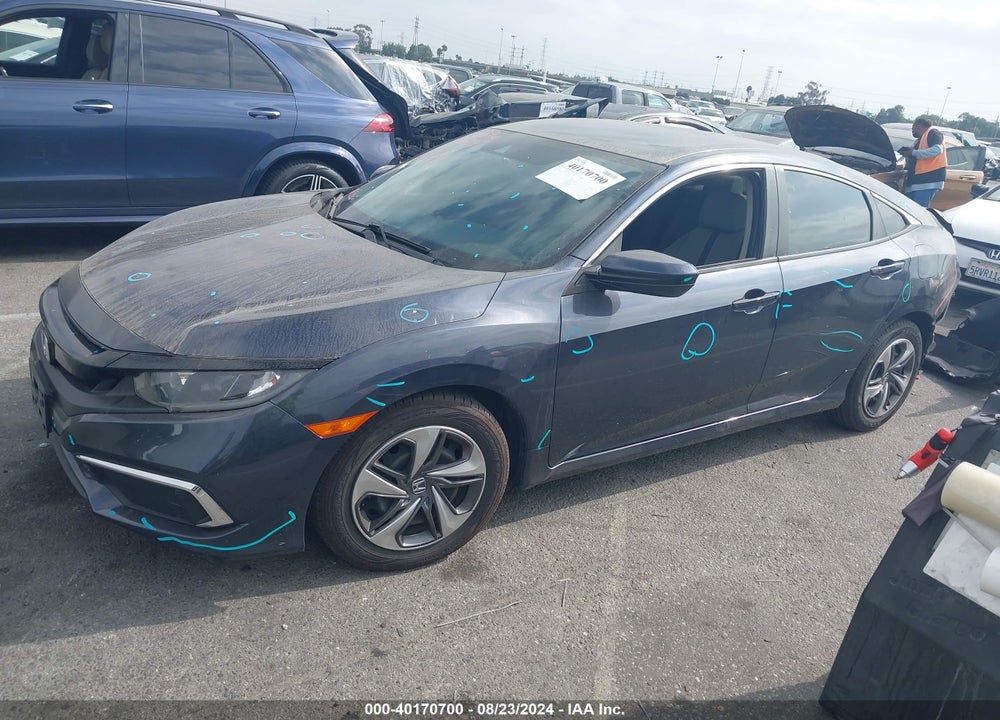 2020 HONDA CIVIC LX VIN: 2HGFC2F65LH527249