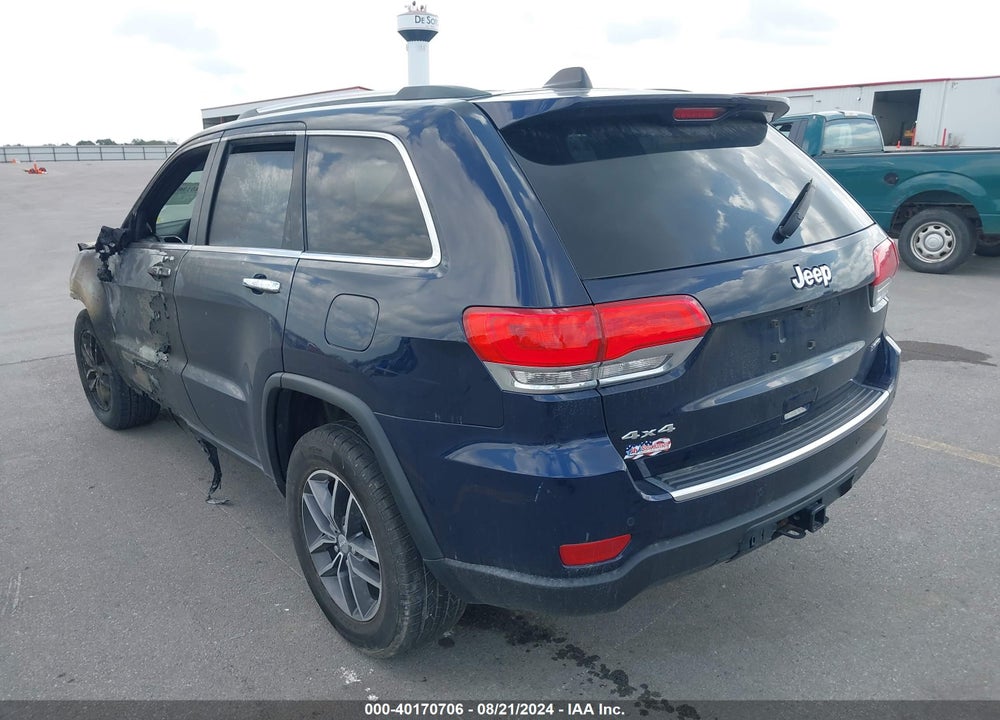 2018 CHEROKEE JEEP GRAND  LIMITED 4X4 VIN: 1C4RJFBG3JC379643