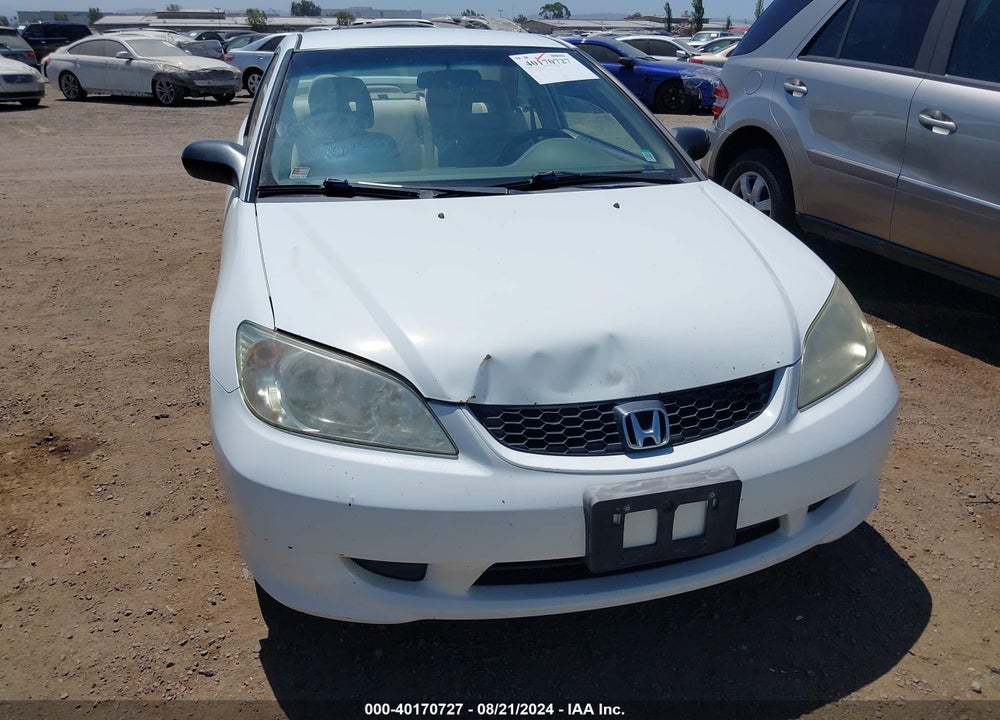 2005 HONDA CIVIC LX VIN: 1HGEM22585L063773