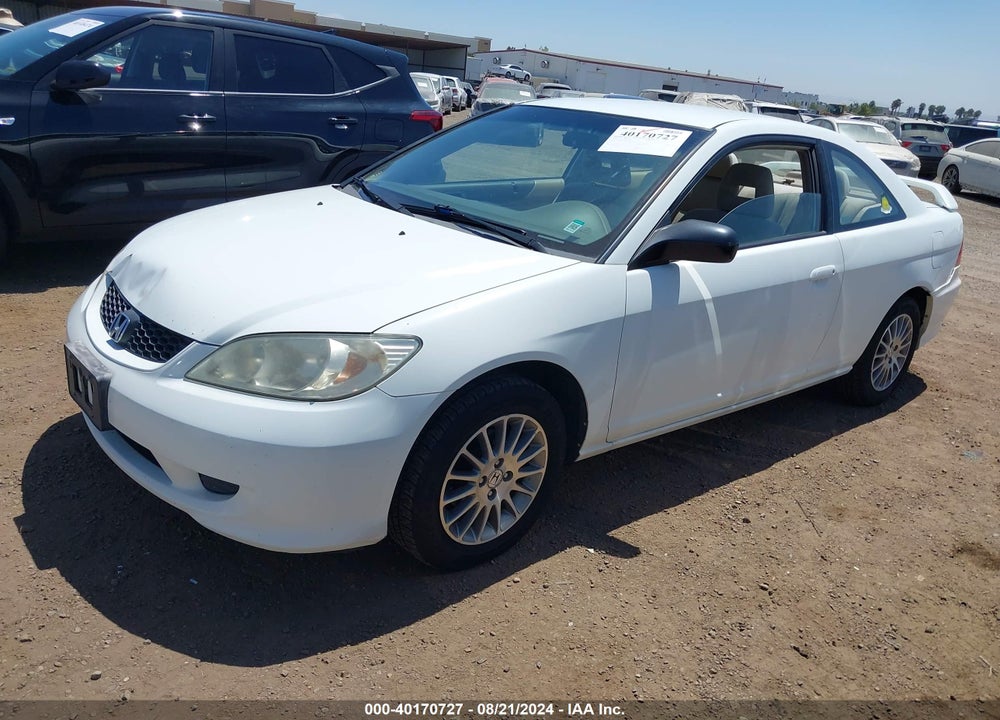 2005 HONDA CIVIC LX VIN: 1HGEM22585L063773