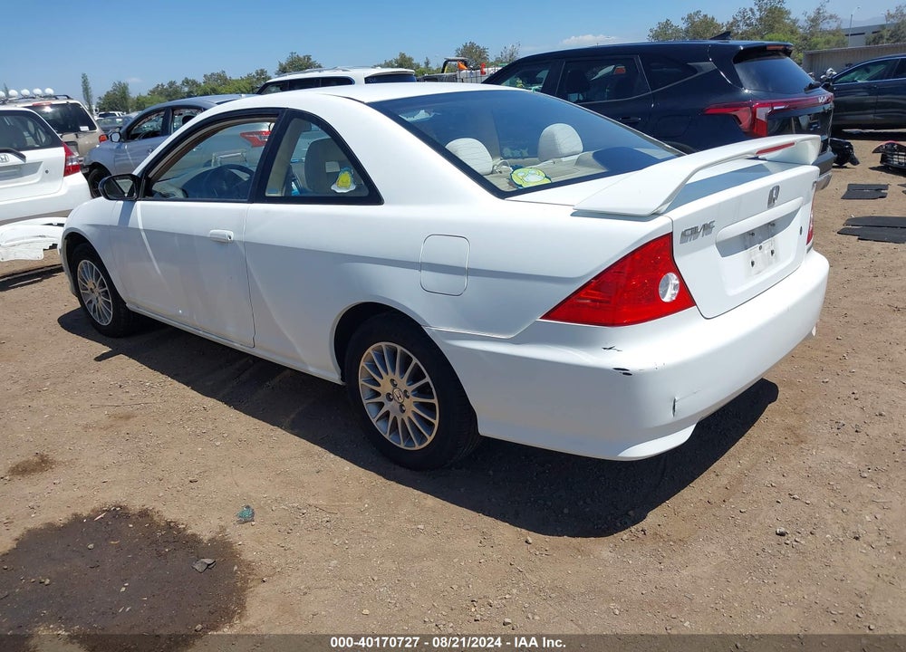 2005 HONDA CIVIC LX VIN: 1HGEM22585L063773