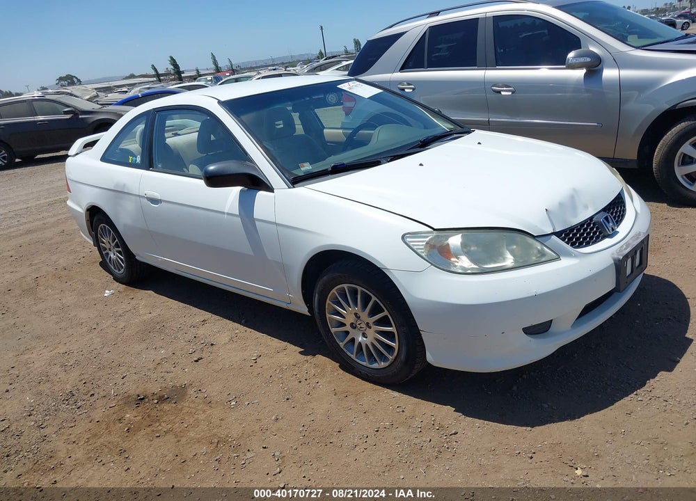 2005 HONDA CIVIC LX VIN: 1HGEM22585L063773