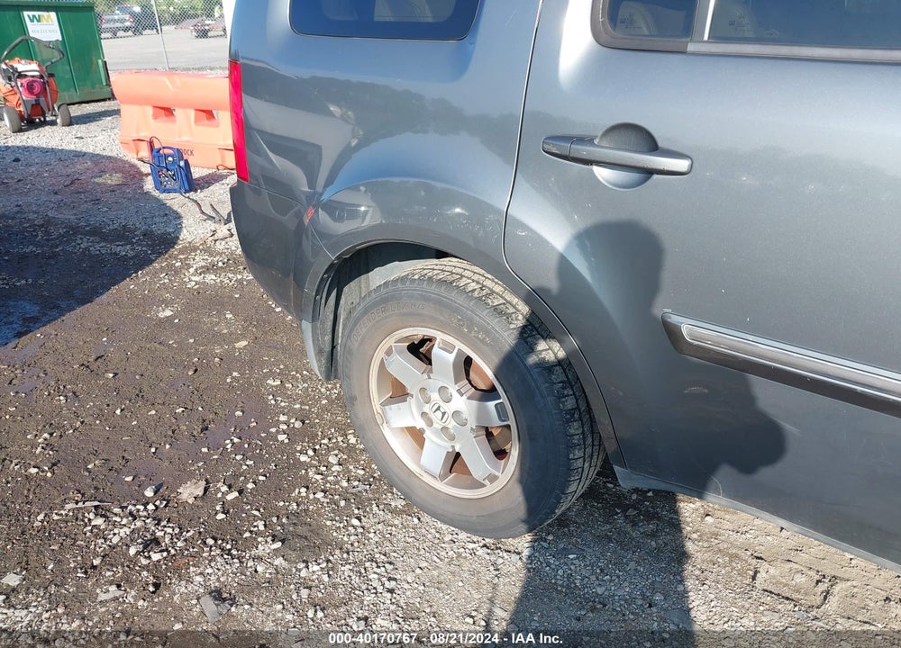 2009 HONDA PILOT TOURING VIN: 5FNYF48829B035527