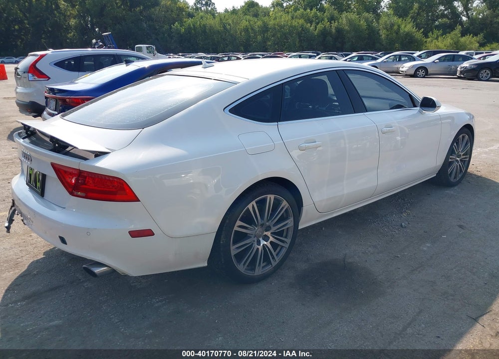2012 AUDI A7 PREMIUM VIN: WAUSGAFC1CN003893