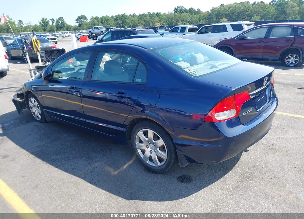 2009 HONDA CIVIC LX VIN: 2HGFA16509H544394