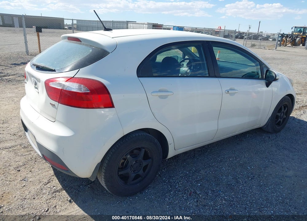 2013 KIA RIO LX VIN: KNADM5A37D6245244