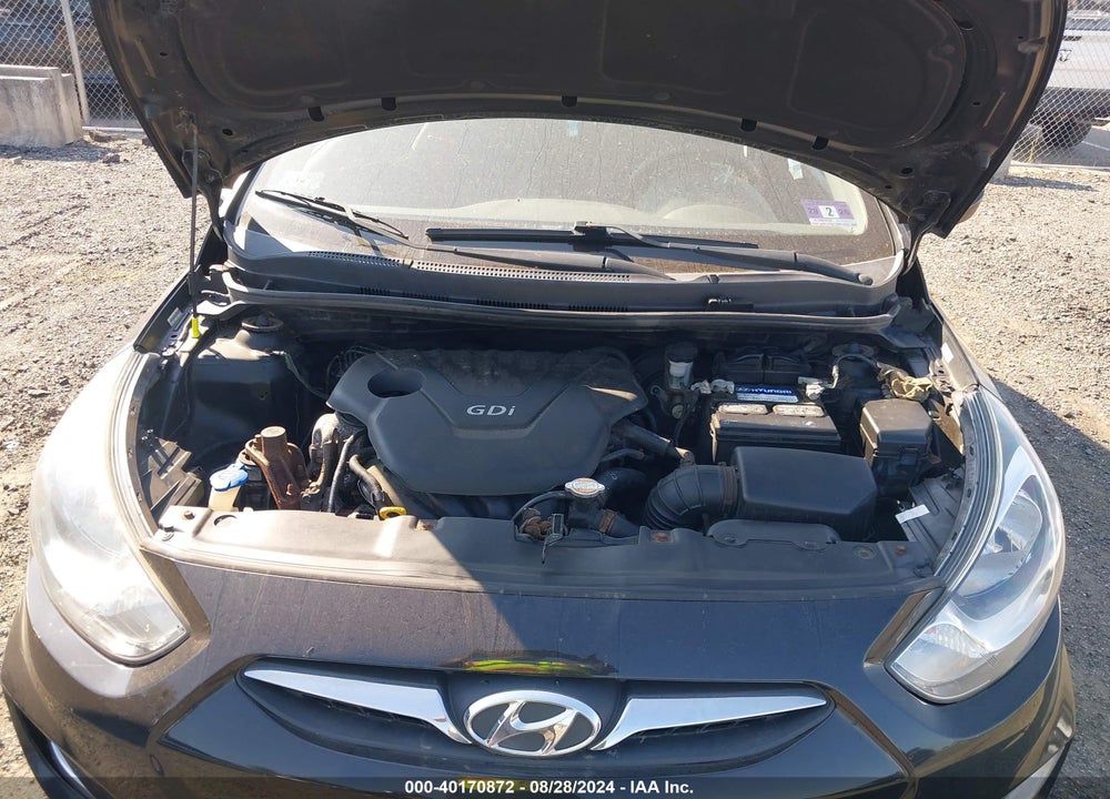 2012 HYUNDAI ACCENT GLS VIN: KMHCU4AE3CU045042