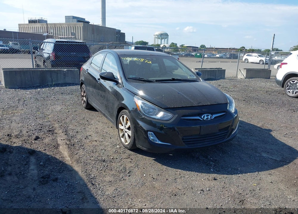 2012 HYUNDAI ACCENT GLS VIN: KMHCU4AE3CU045042