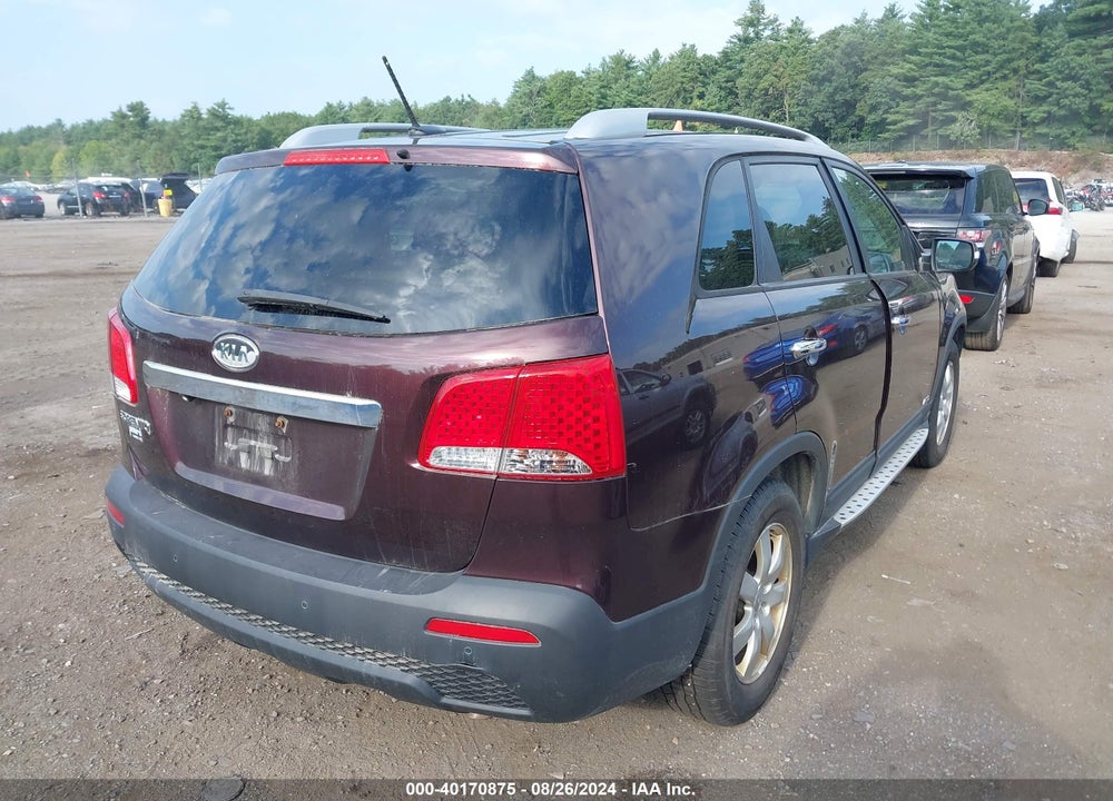 2012 KIA SORENTO LX VIN: 5XYKTDA69CG256582