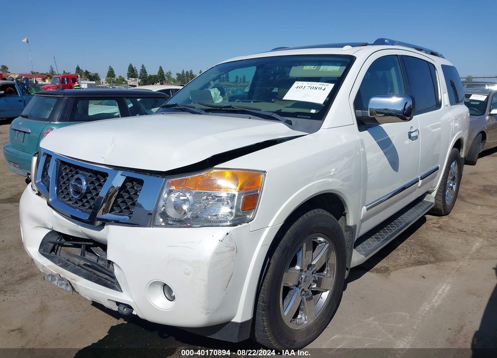 2013 NISSAN ARMADA PLATINUM VIN: 5N1BA0ND0DN607005