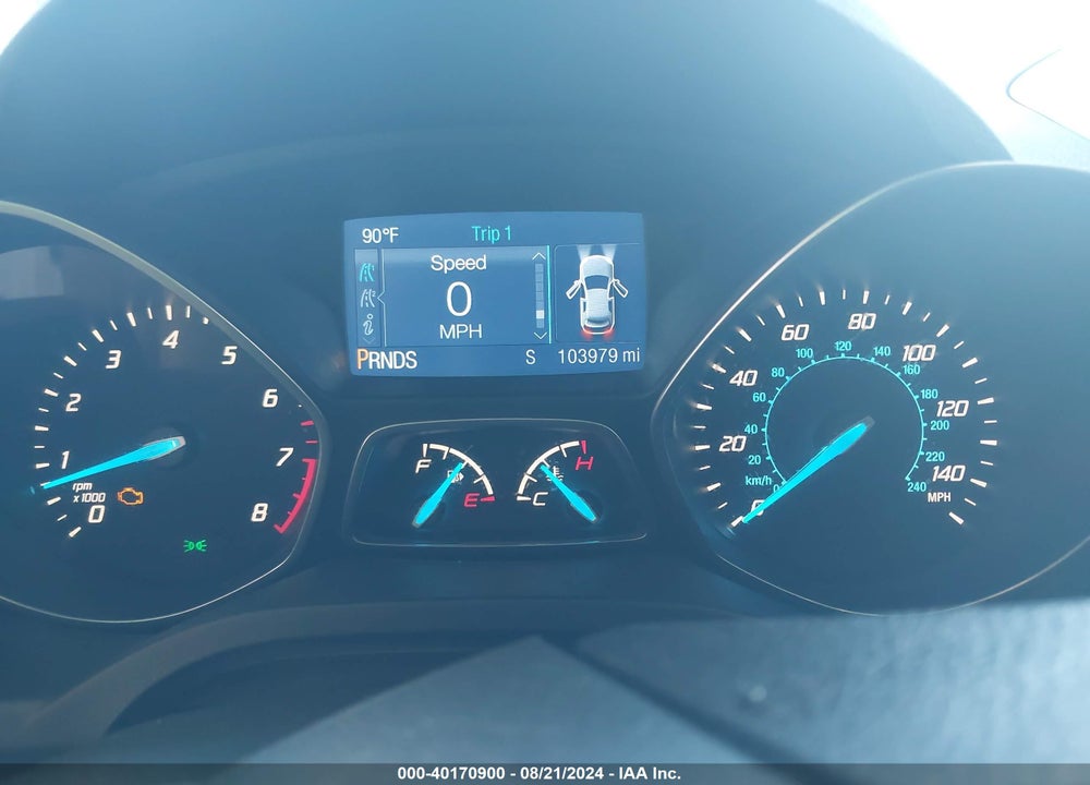 2015 FORD ESCAPE S VIN: 1FMCU0F75FUC43712