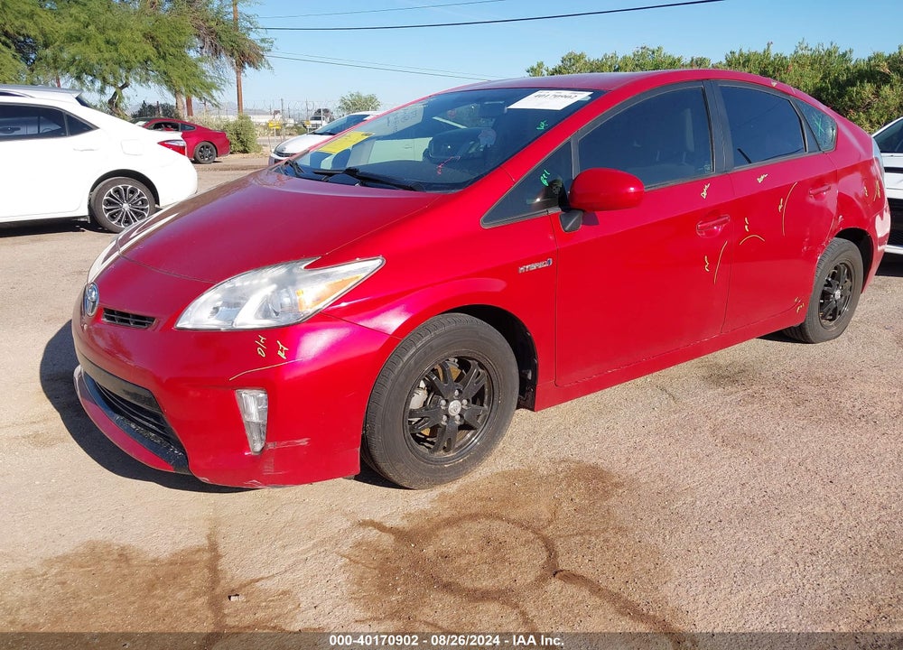 2013 TOYOTA PRIUS TWO VIN: JTDKN3DU8D1648680