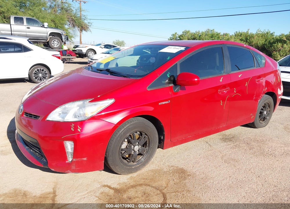 2013 TOYOTA PRIUS TWO VIN: JTDKN3DU8D1648680