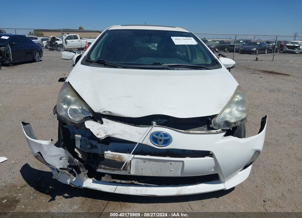 2012 TOYOTA PRIUS C FOUR VIN: JTDKDTB39C1016427