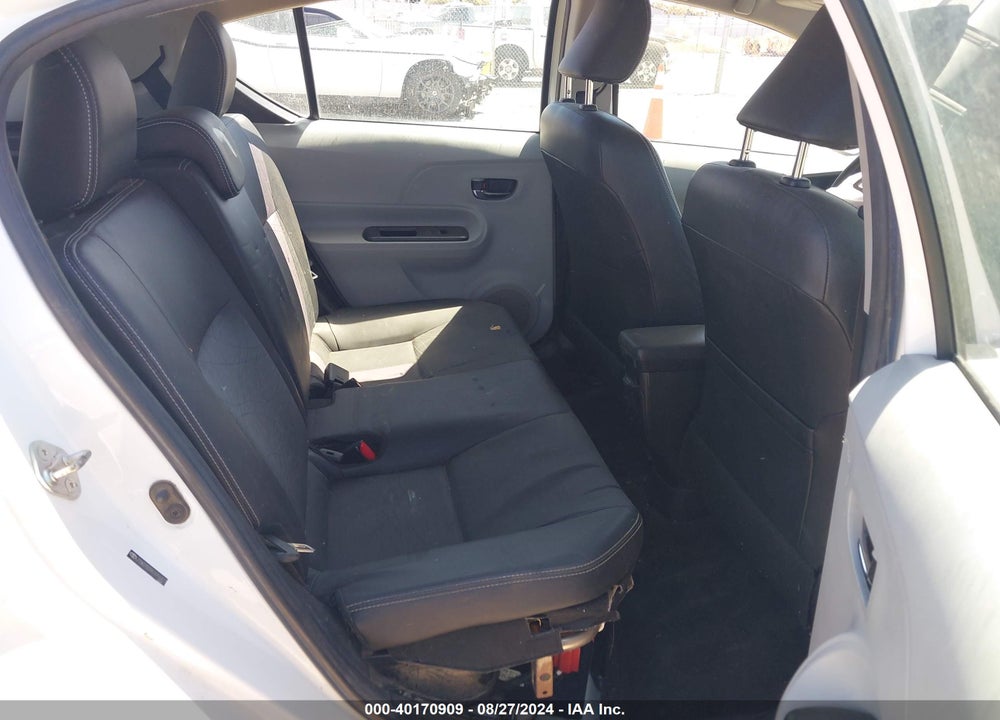 2012 TOYOTA PRIUS C FOUR VIN: JTDKDTB39C1016427