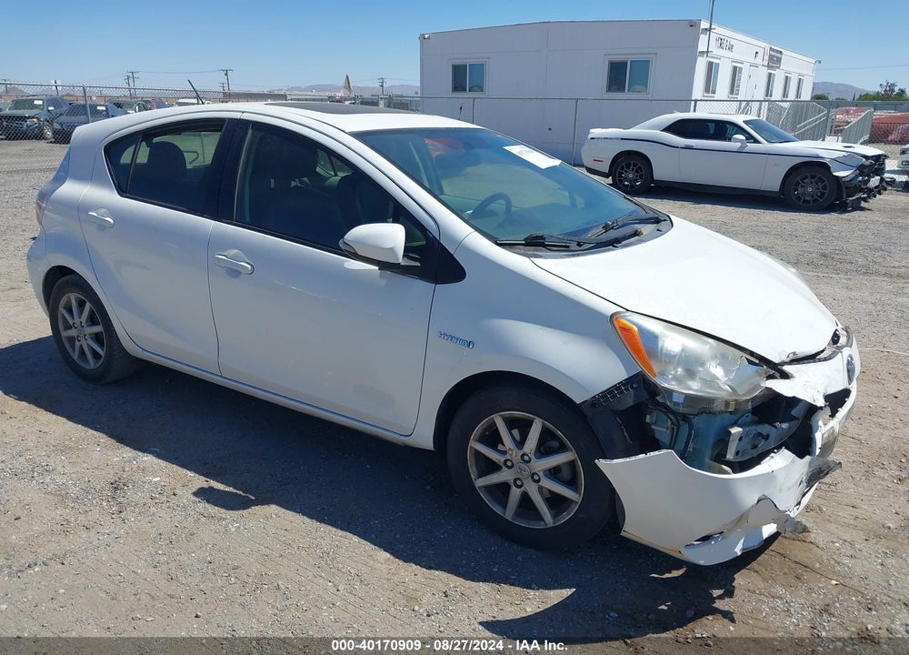 2012 TOYOTA PRIUS C FOUR VIN: JTDKDTB39C1016427