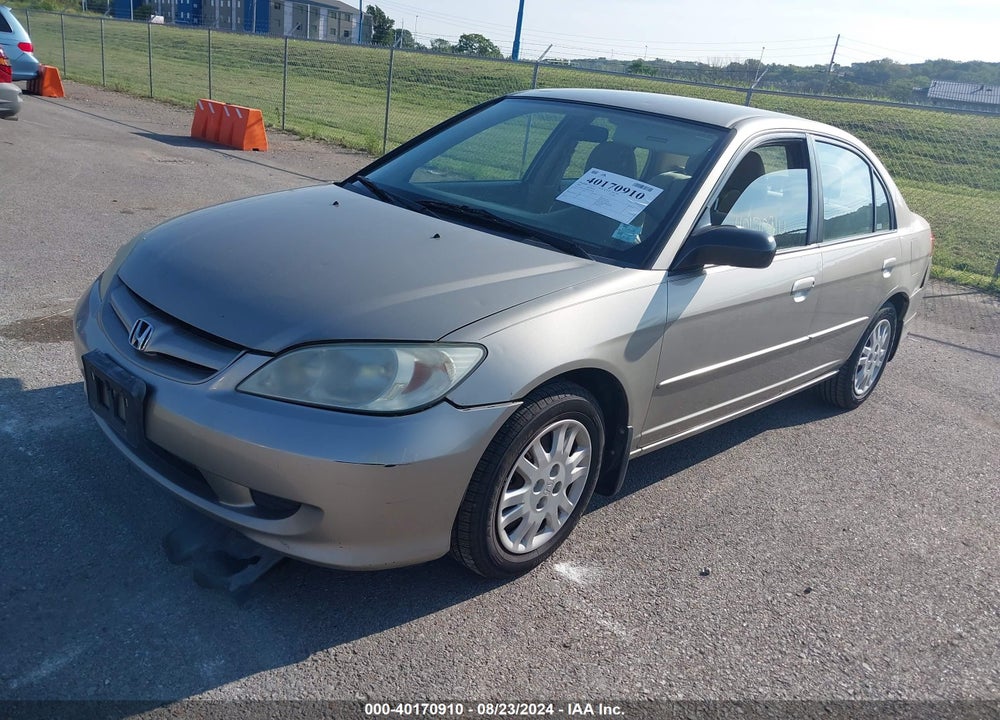 2005 HONDA CIVIC LX VIN: 2HGES166X5H605889