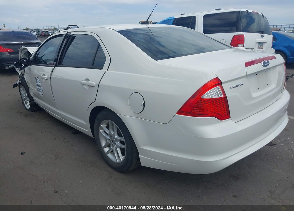 2012 FORD FUSION VIN: 3FAHP0GA4CR419279