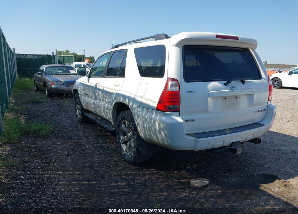 2006 TOYOTA 4RUNNER LIMITED V8 VIN: JTEBT17R068036562
