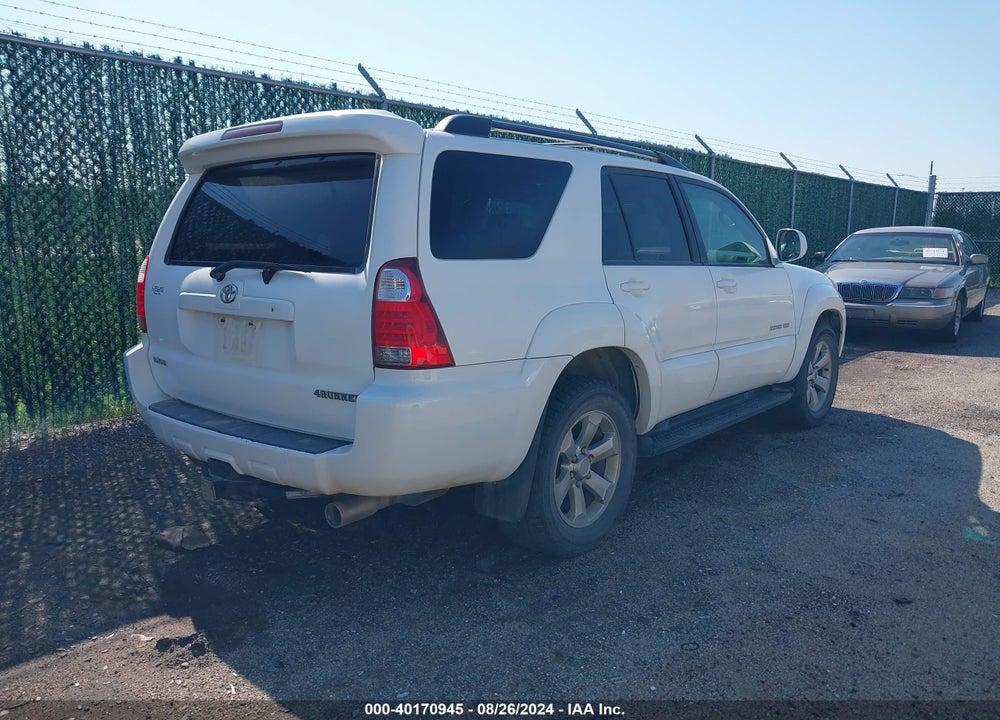 2006 TOYOTA 4RUNNER LIMITED V8 VIN: JTEBT17R068036562