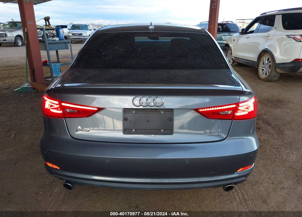 2015 AUDI A3 2.0T PREMIUM VIN: WAUEFGFF4F1076989