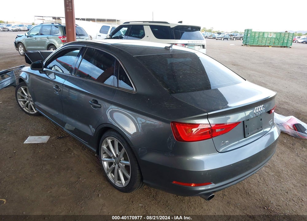 2015 AUDI A3 2.0T PREMIUM VIN: WAUEFGFF4F1076989
