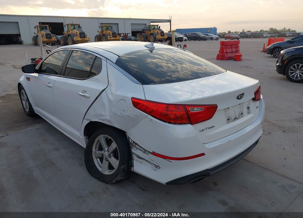 2014 KIA OPTIMA LX VIN: KNAGM4A77E5492832