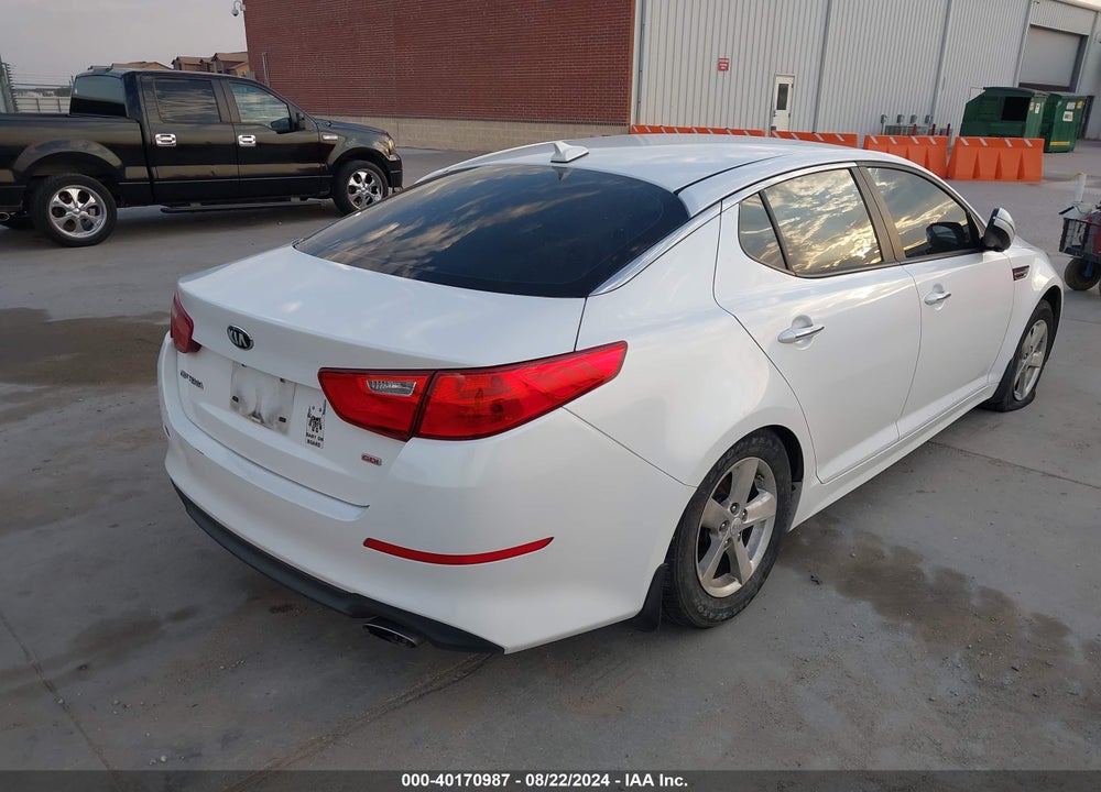 2014 KIA OPTIMA LX VIN: KNAGM4A77E5492832