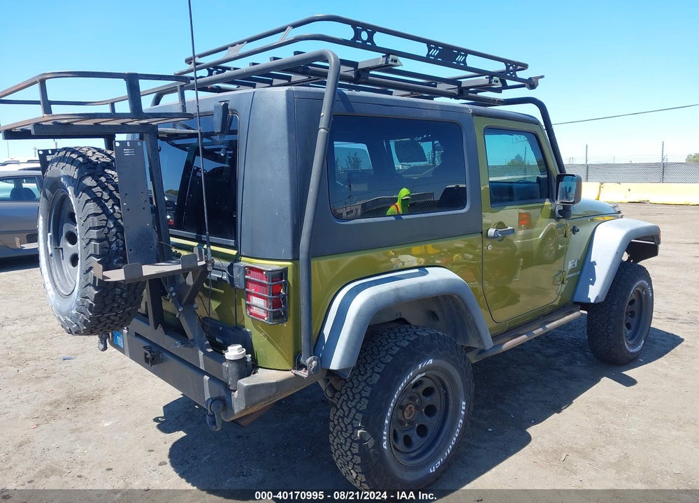 2008 JEEP WRANGLER X VIN: 1J4FA24118L528320