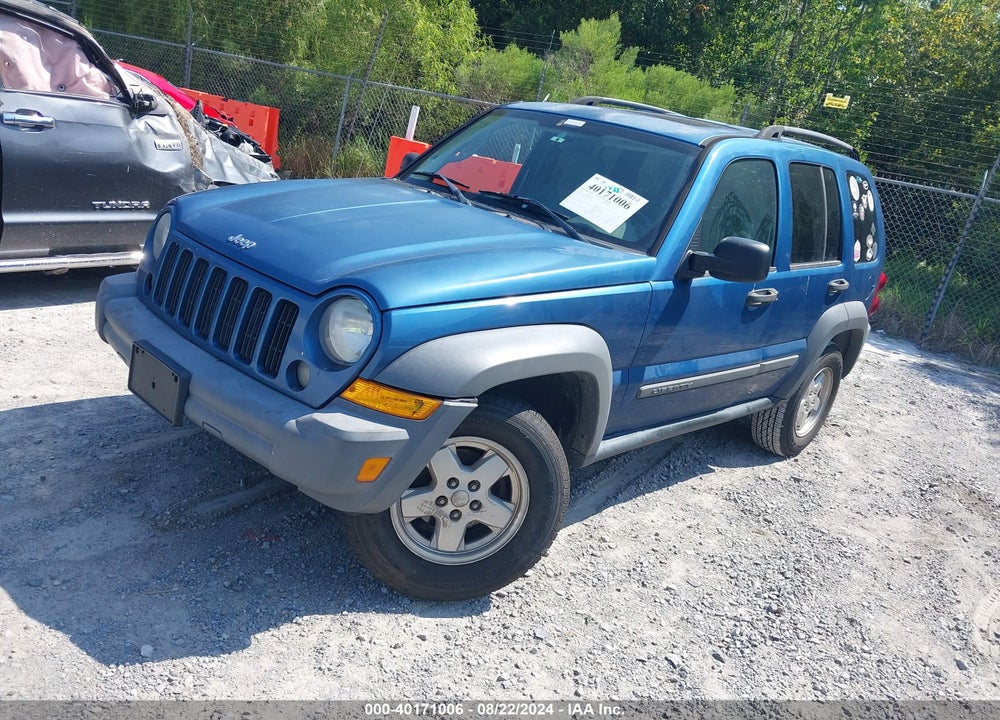 2006 JEEP LIBERTY SPORT VIN: 1J4GK48K66W122769