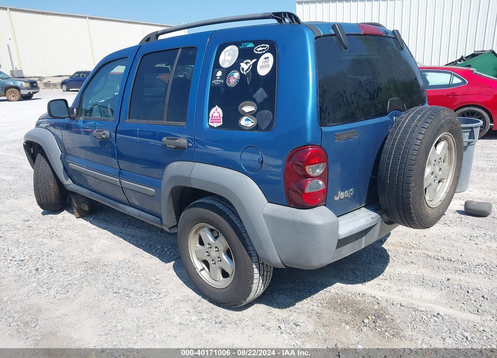 2006 JEEP LIBERTY SPORT VIN: 1J4GK48K66W122769