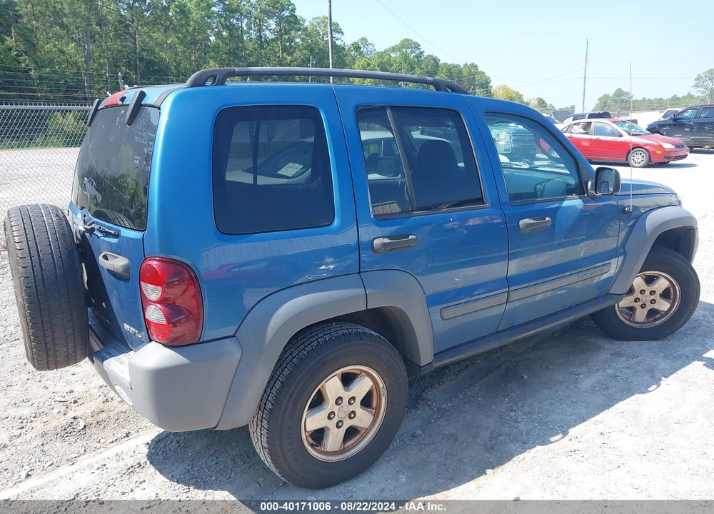 2006 JEEP LIBERTY SPORT VIN: 1J4GK48K66W122769
